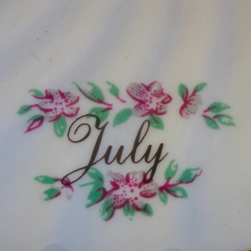 Vintage The Butchart Gardens July Pansies Cottagecore Decor Tea Party Saucer